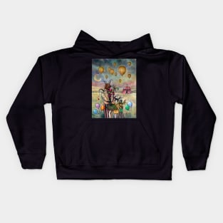 Ten of Cups Tarot Carnival Art from 78 Tarot Fantasy Kids Hoodie